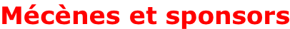 Mécènes et sponsors